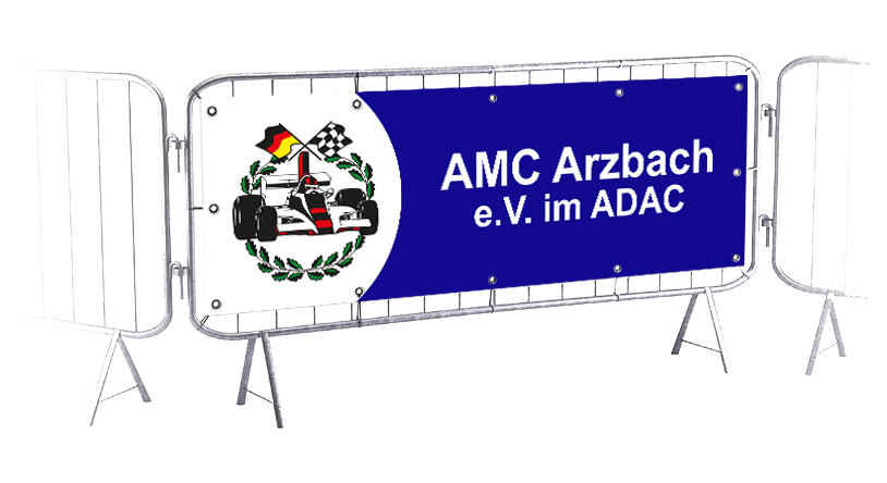 AMC Arzbach Banner auf Gitter